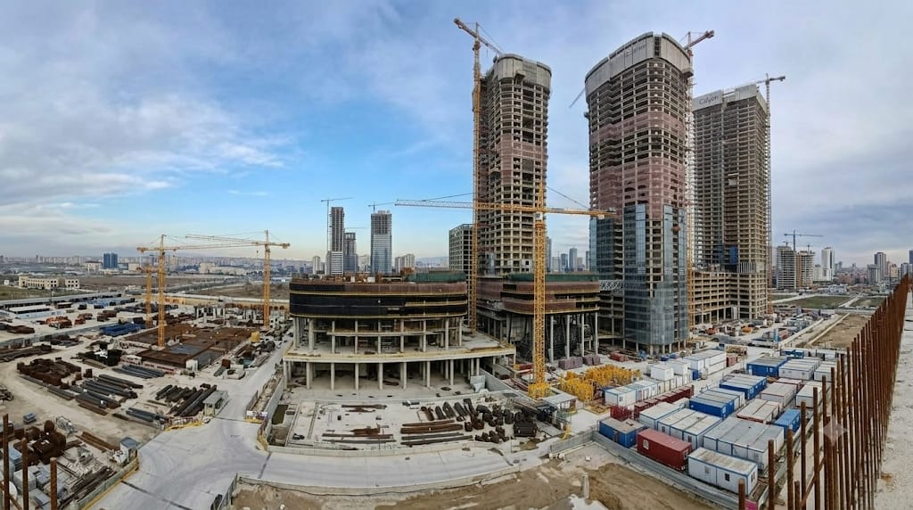 Commercial project under construction