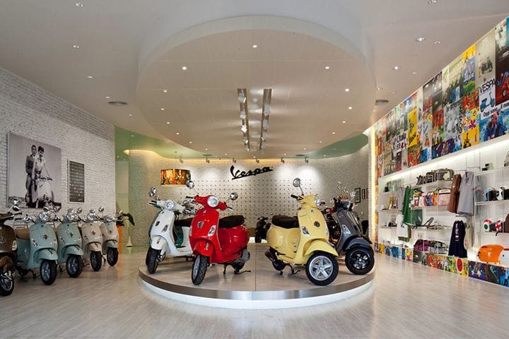 Premium showroom interior